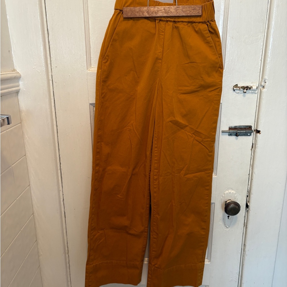 Everlane Easy Pant in Gold